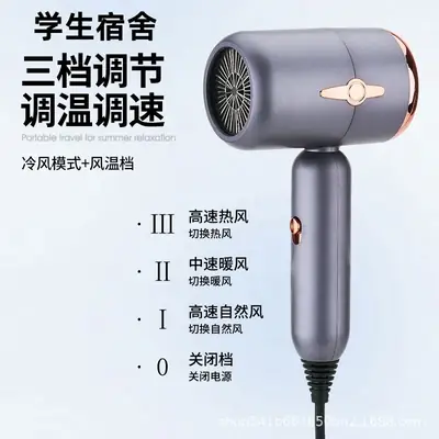 Portable Hair Dryer with Constant Temp & Smart Control