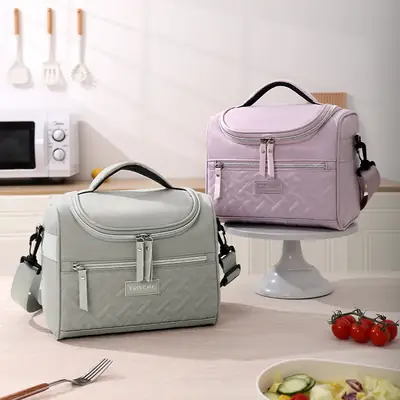 Single Shoulder Insulation Lunch Box for Office & Outdoor Use