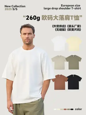 Men Black Cotton T-Shirt Oversized Loose Fit