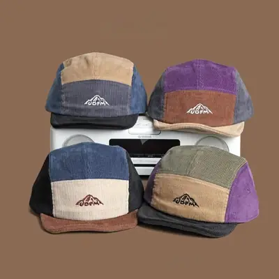 Japanese Retro Color Matching Baseball Caps for Men Women