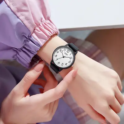 Candy Color Waterproof Quartz Watch for Girls