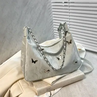 Black Butterfly Crossbody Bag for Women 2024