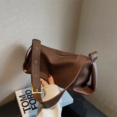 Women's Crossbody Bag Large Capacity Beige 2024