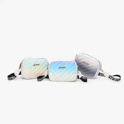 Linguette Women's Rainbow Square Bag Crossbody Photo Bag