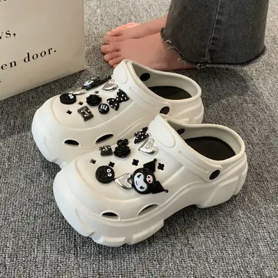 Yellow Cartoon Clogs for Women Summer Wear 2025