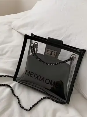 Transparent Korean Style Shoulder Bag Women