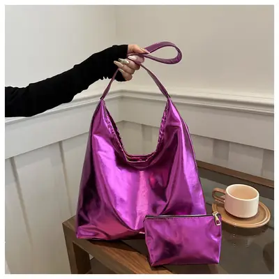 High-Gloss Spice Girl Shoulder Bag Women 2024