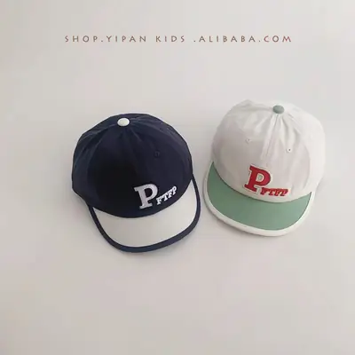 Yipan Pink Embroidered Baby Cap Autumn Winter 2025