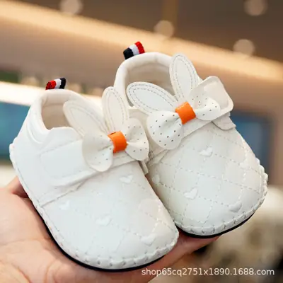 Baby Shoes Soft Sole Non-slip Spring and Autumn Beginner Baby Girl Shoes 0-1 Year Old Anti-drop Toddler Shoes Little Princess