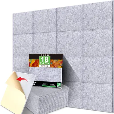 Felt Sound-Absorbing Panel Polyester Fiber Soundproof Cotton Foam Panel Insulation Silencer Insulation Wall Decoration Wholesale Noise Reduction