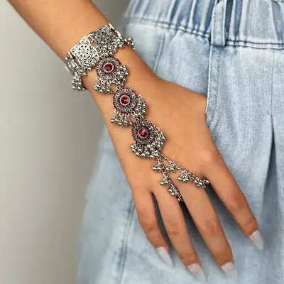 Cross-border European, American and Middle East Handmade Fashion Vintage Beads Tassel Bracelet Bohemian Style