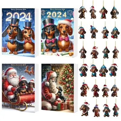 2025 Christmas Dachshund Pendant Gift Box Blind Box