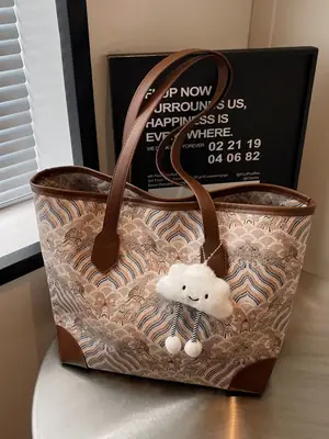 New Chinese Style Women's Large Capacity Tote Bag