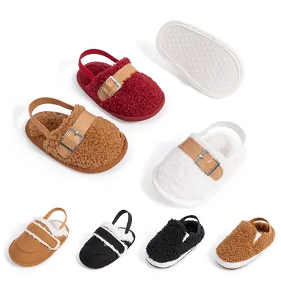 Cross-border foreign trade autumn and winter baby shoes warm slippers fashion home baby toddler shoes baby shoes