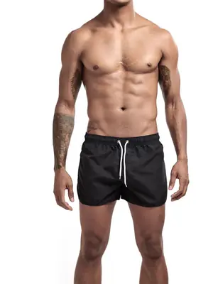 Light Blue Breathable Sports Shorts for Men