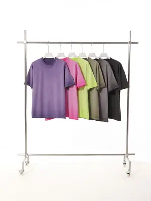 Men Cotton T-Shirt Gradient Wash 230g