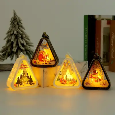 Christmas Window Night Light Decorative Lamp