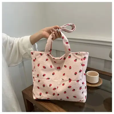 New Lazy Style 2024 Women's Floral Shoulder Bag