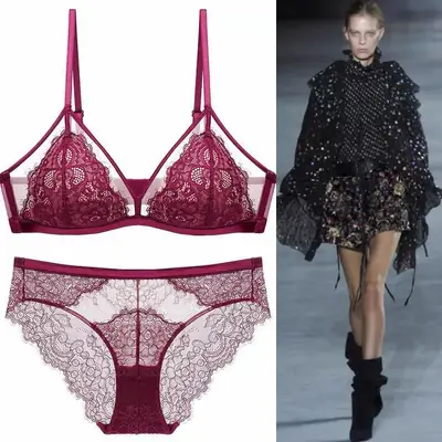 New Sexy Lace Bra Underwear Women's Push-Up Triangle Cup