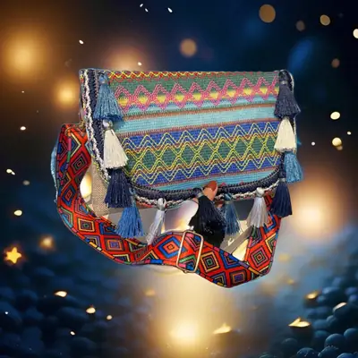 Ethnic Tassel Bag for Women Bohemian Style