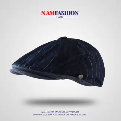 Women Denim Duck Tongue Cap Small Forward