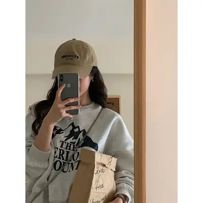 Women's Brooklyn Navy Cap Extra Large Wide Brim