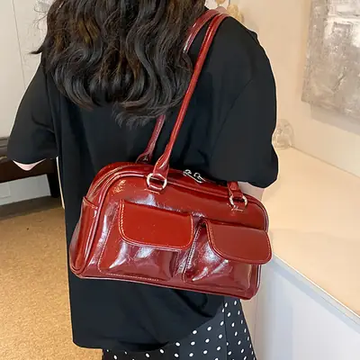 Silver Hot Retro Shoulder Bag Women's New Fashion