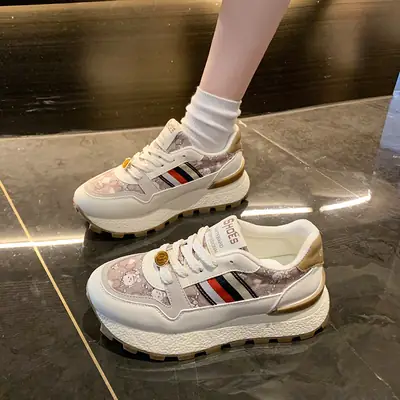 Women's Colorblock Korean Style Sneakers Autumn Breathable