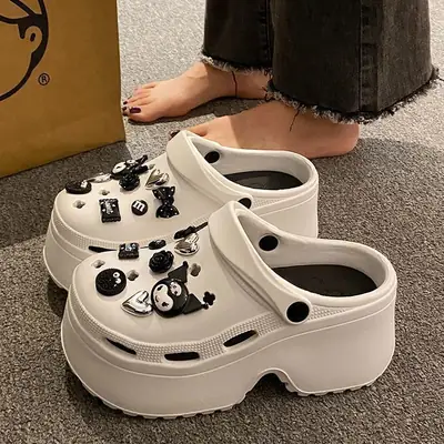 Women Platform Clogs with Ultra-Thick Soles