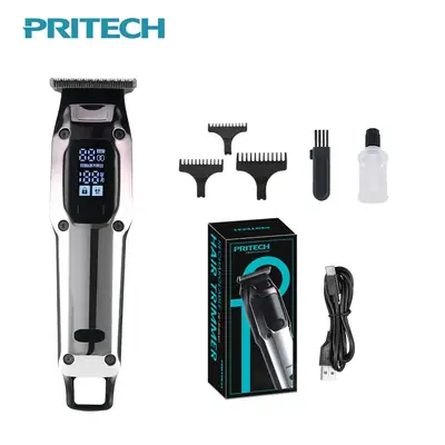 High Speed Electric Hair Clipper with LED Display & USB Charging