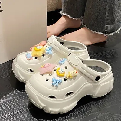 Eva Hole-In-The-Wall Shoes Soft Leg-Lengthen Summer