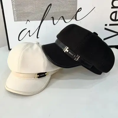 Women's Winter Cap Tan Brown Retro Style