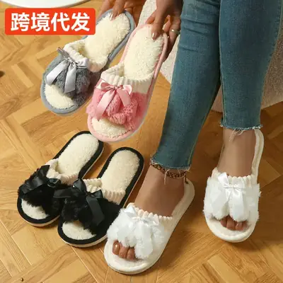 Directly from the Manufacturer, Unisex Slippers for All Seasons, Suitable for Both Indoor and Outdoor Use, Cotton Slippers, Small Batch Custom Furry Slippers, Can Be Shipped on Behalf of Others