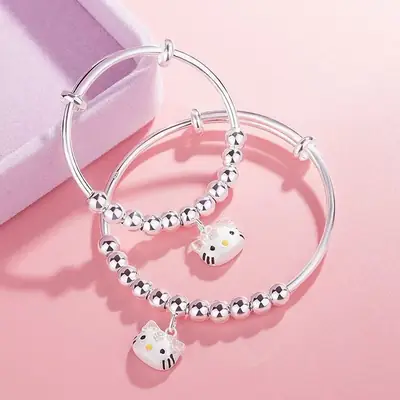 Cute Kitty Cat Necklace Women Collarbone Fashion