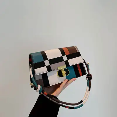 Women's Plaid Shoulder Bag 2024 New Autumn Stylish Commuter