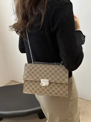 Retro GG Monogram Shoulder Bag for Women 2024