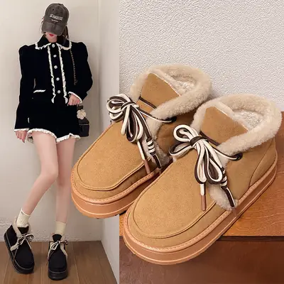 Women Winter Warm EVA Snow Boots with Fleece Lined Sole