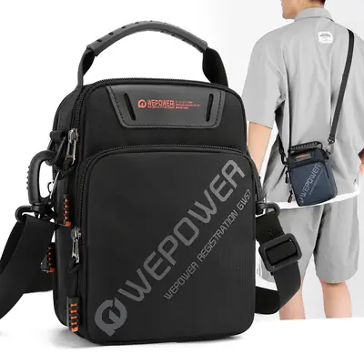 WEPOWER New Crossbody Bag Large Capacity Black