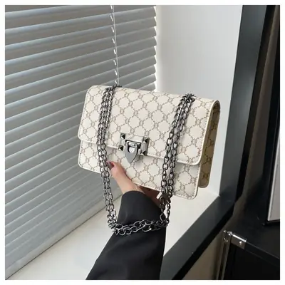 Women's 2024 Retro Chain Bag Small Square All-match