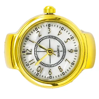 Golden Digital Alloy Finger Watch for Men