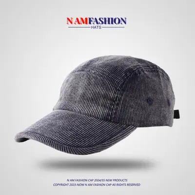 Women Pink Corduroy Winter Cap Baseball Hat