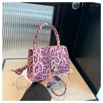 Leopard Print Crossbody Bag Women 2024