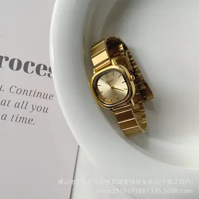 Cross-border hot chain watch female students simple temperament casual folding buckle female watch quartz watch manufacturers wholesale