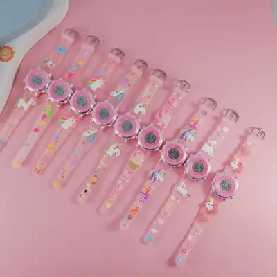 Children's Cartoon Unicorn Watch Waterproof Primary School