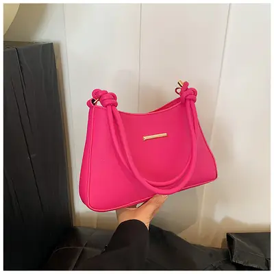 Black High-End Shoulder Bag for Women 2024