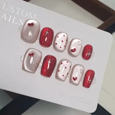 True Love Eternal Removable Nail Patch Set