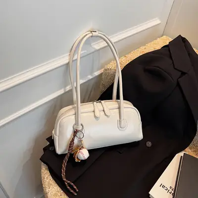 Women's Vintage Fashion Bowling Bag Shoulder Bag 2024