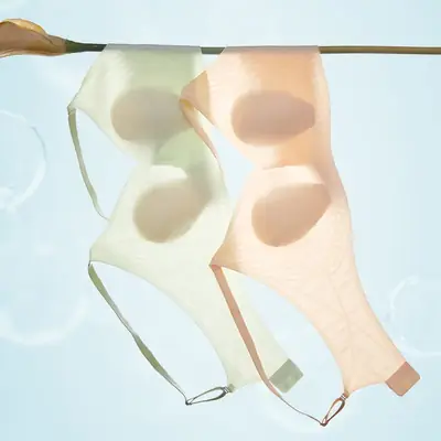Ultra Thin Ice Skin Jelly Strip Bra Women