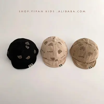 Yipan Korean Baby Hat 2025 New Ins Windproof Soft Brim Baseball Cap for Infants Wholesale