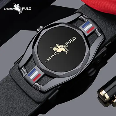 Genuine Leather Buckle Belt for Men